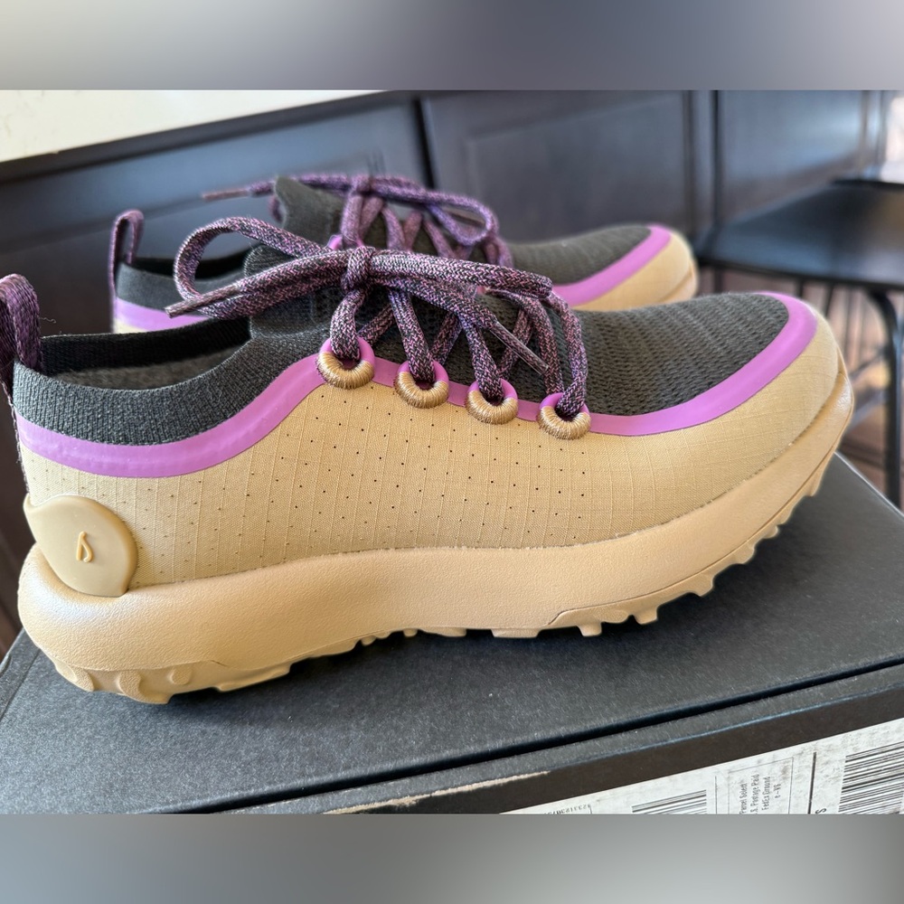 Stylish Women's Sneakers in Black and Purple